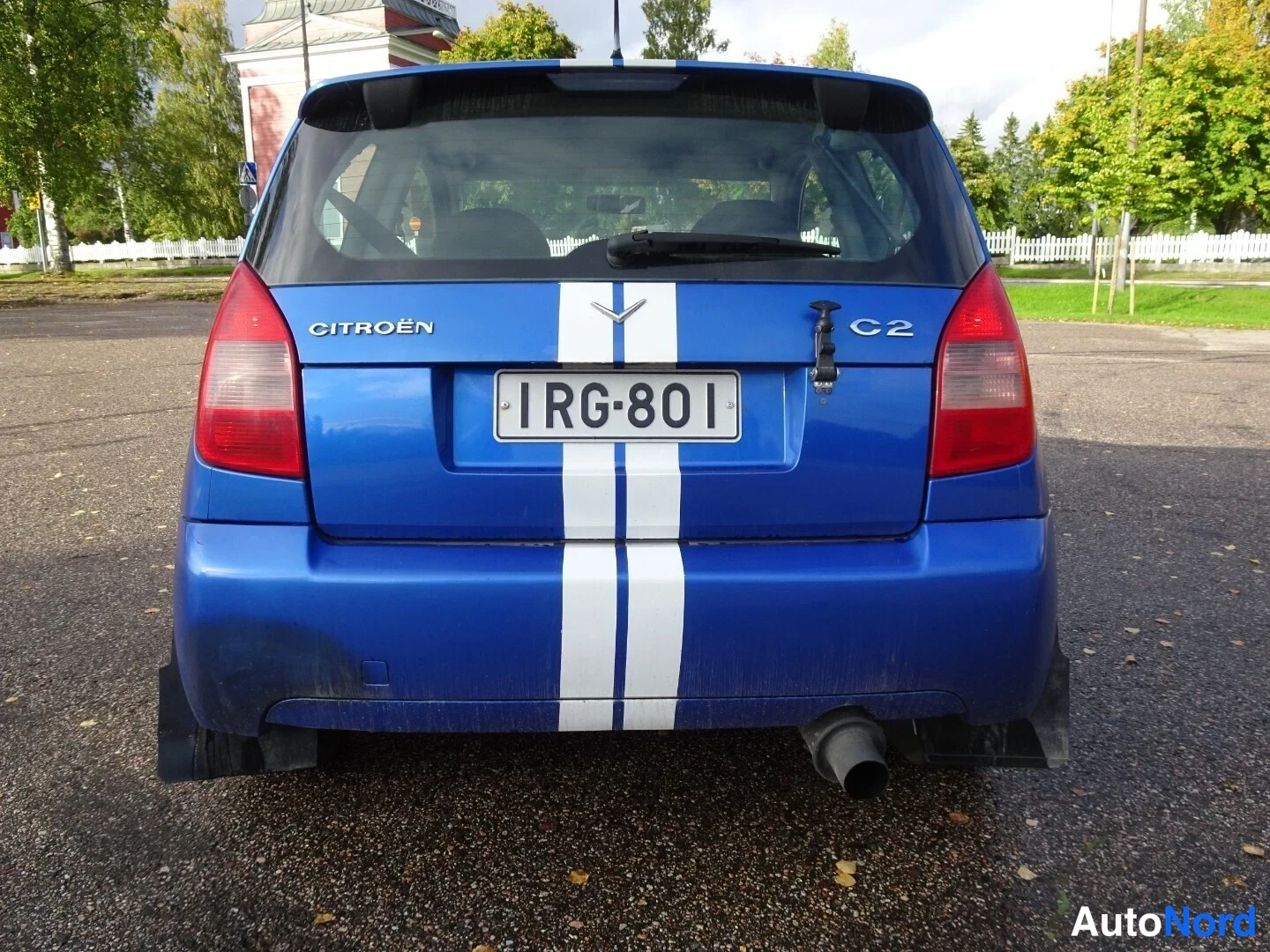 Blue Citroen C2 2004, rear, photo 21
