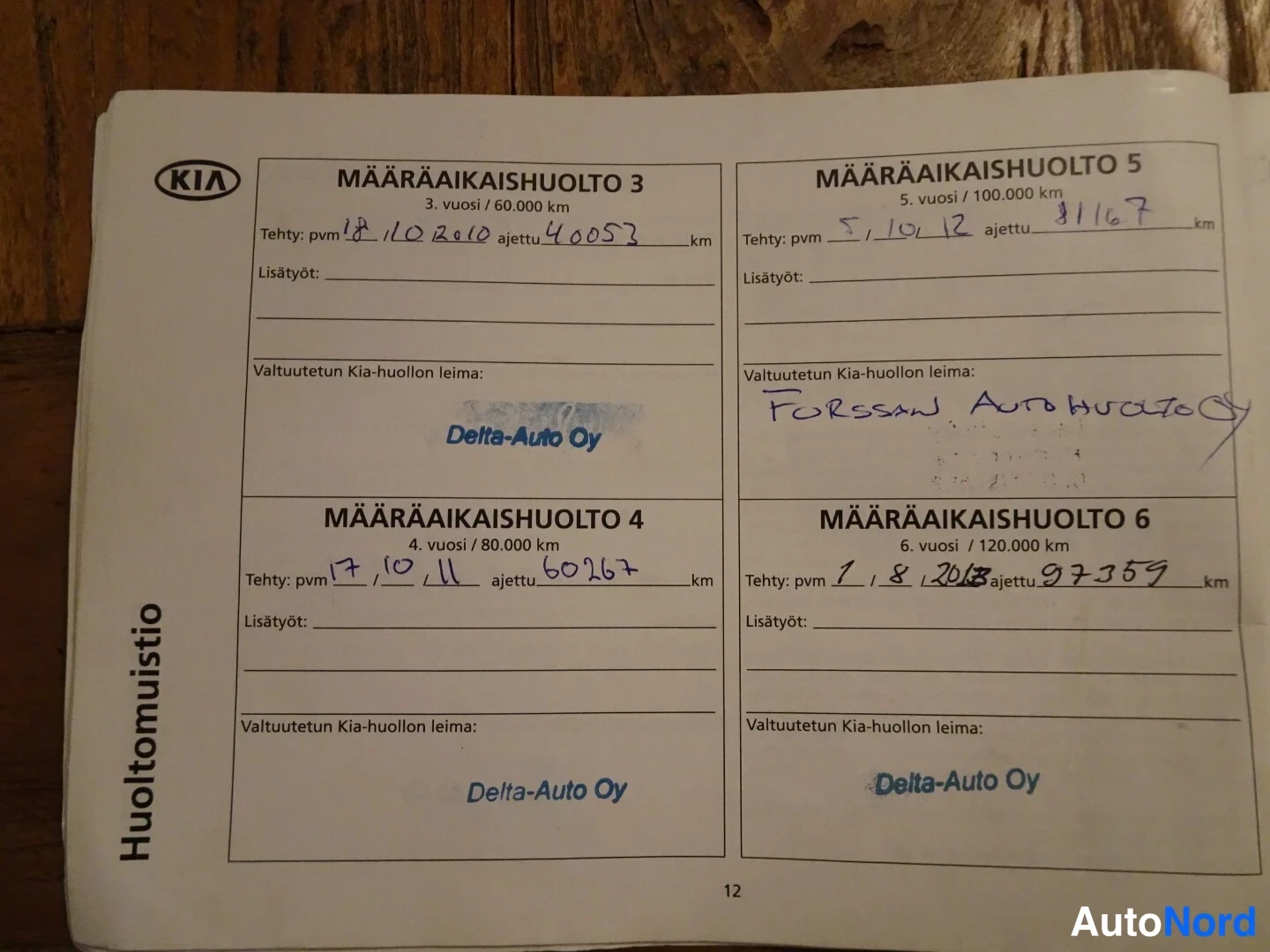 Beige Kia Ceed 2008, asiakirja, kuva 36