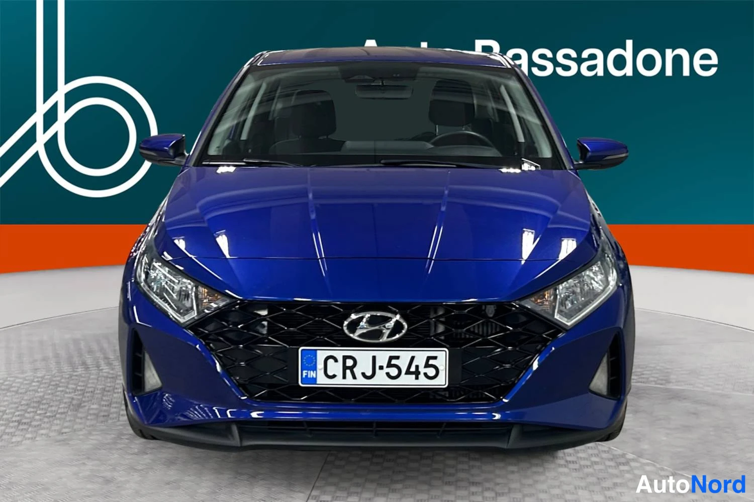 Sininen Hyundai I20 2023, edestä, kuva 3