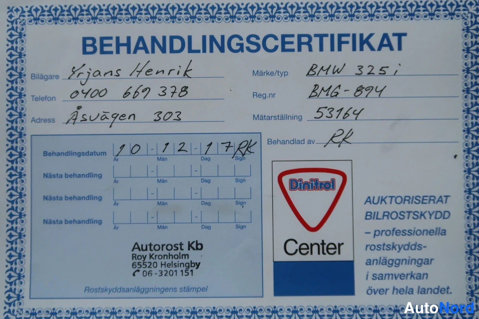 Musta BMW 325i 2005, asiakirja, kuva 31