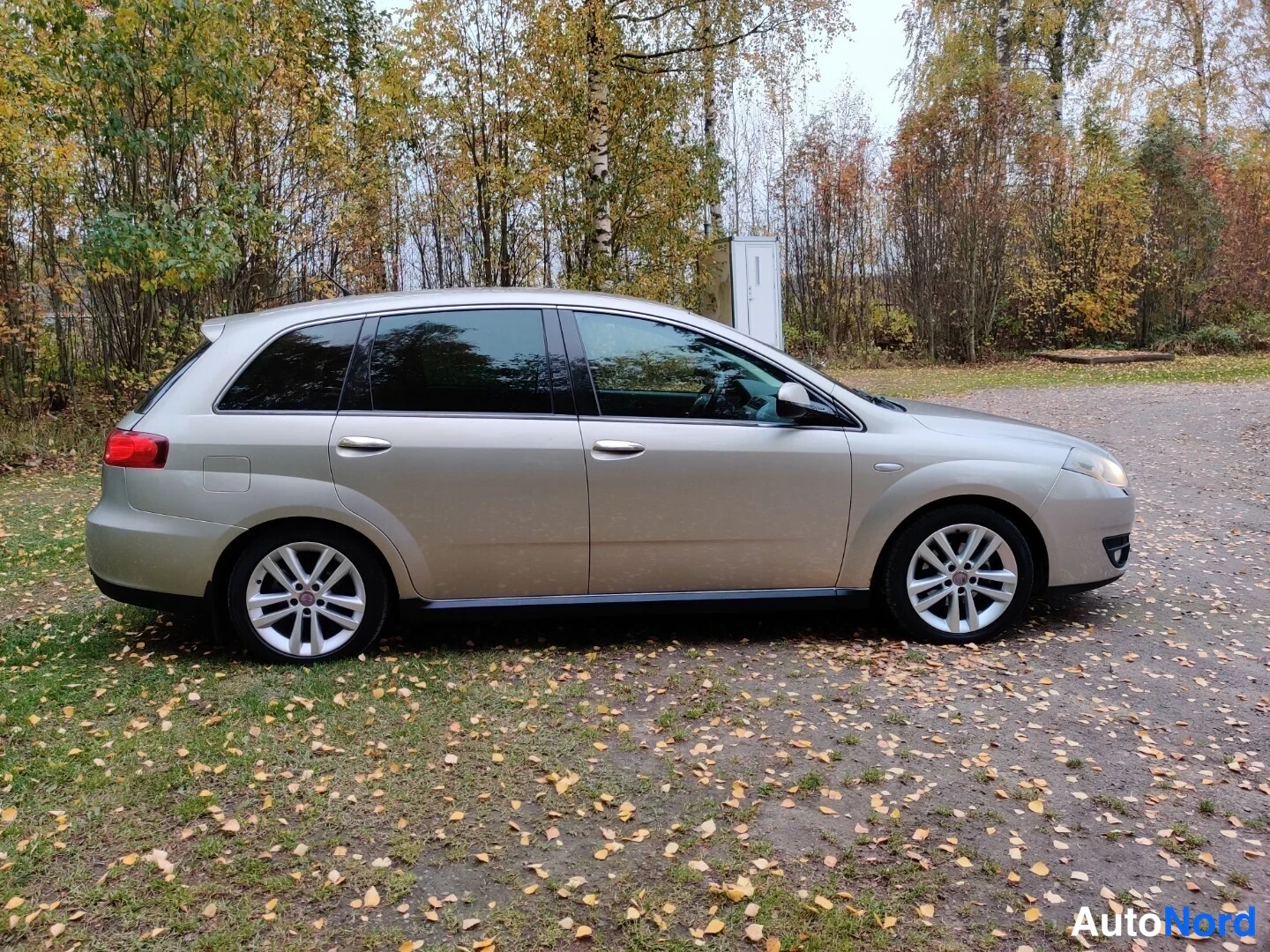 Beige Fiat Croma 2008, sivulta, kuva 12