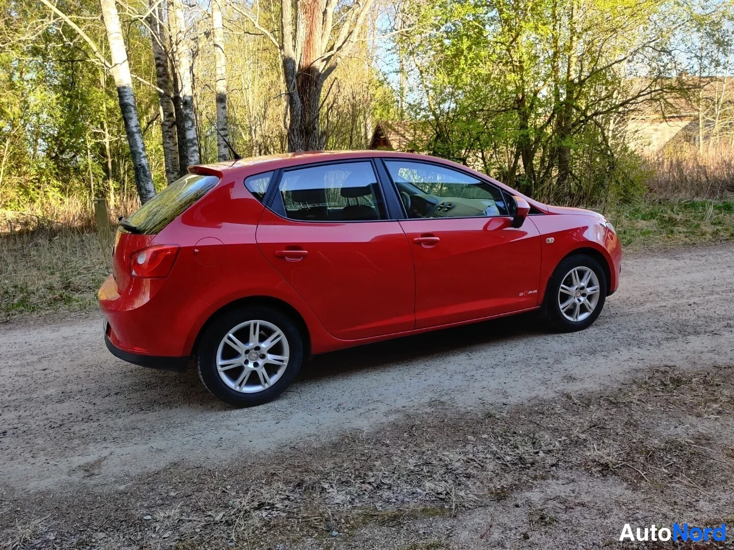 Punainen Seat Ibiza 2011, takaviisto, kuva 12