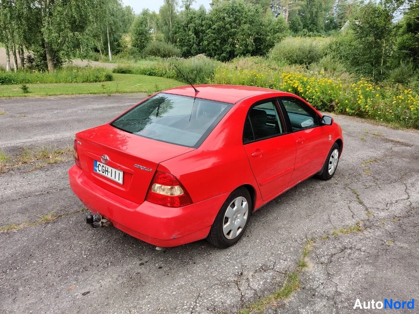Punainen Toyota Corolla 2004, takaviisto, kuva 17