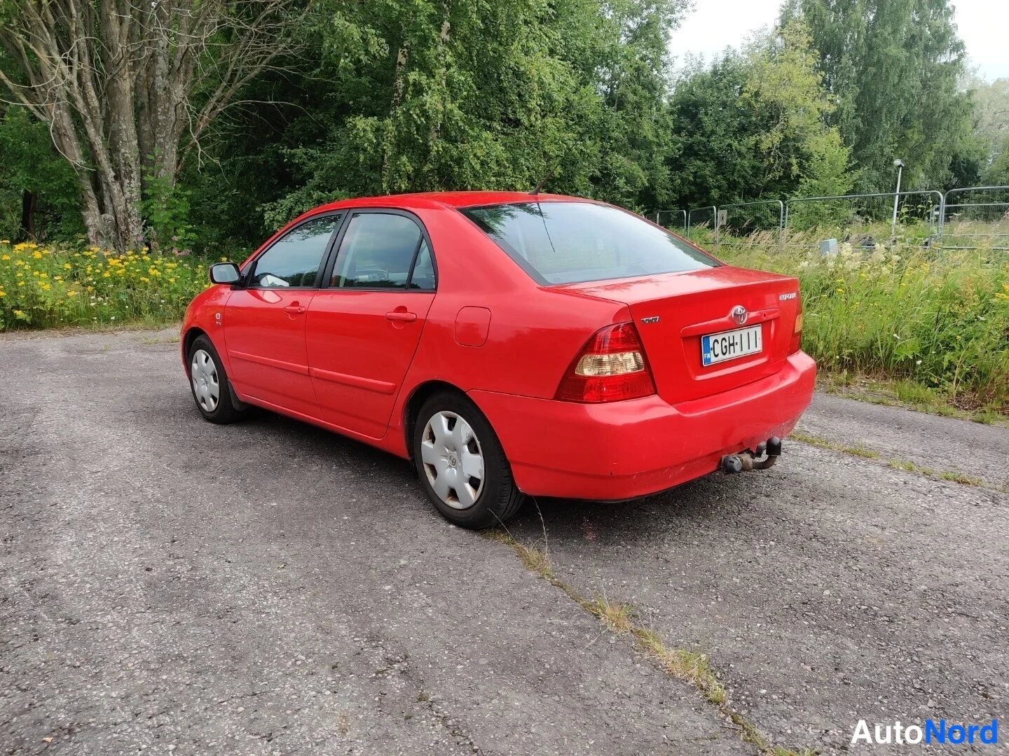 Punainen Toyota Corolla 2004, takaviisto, kuva 20