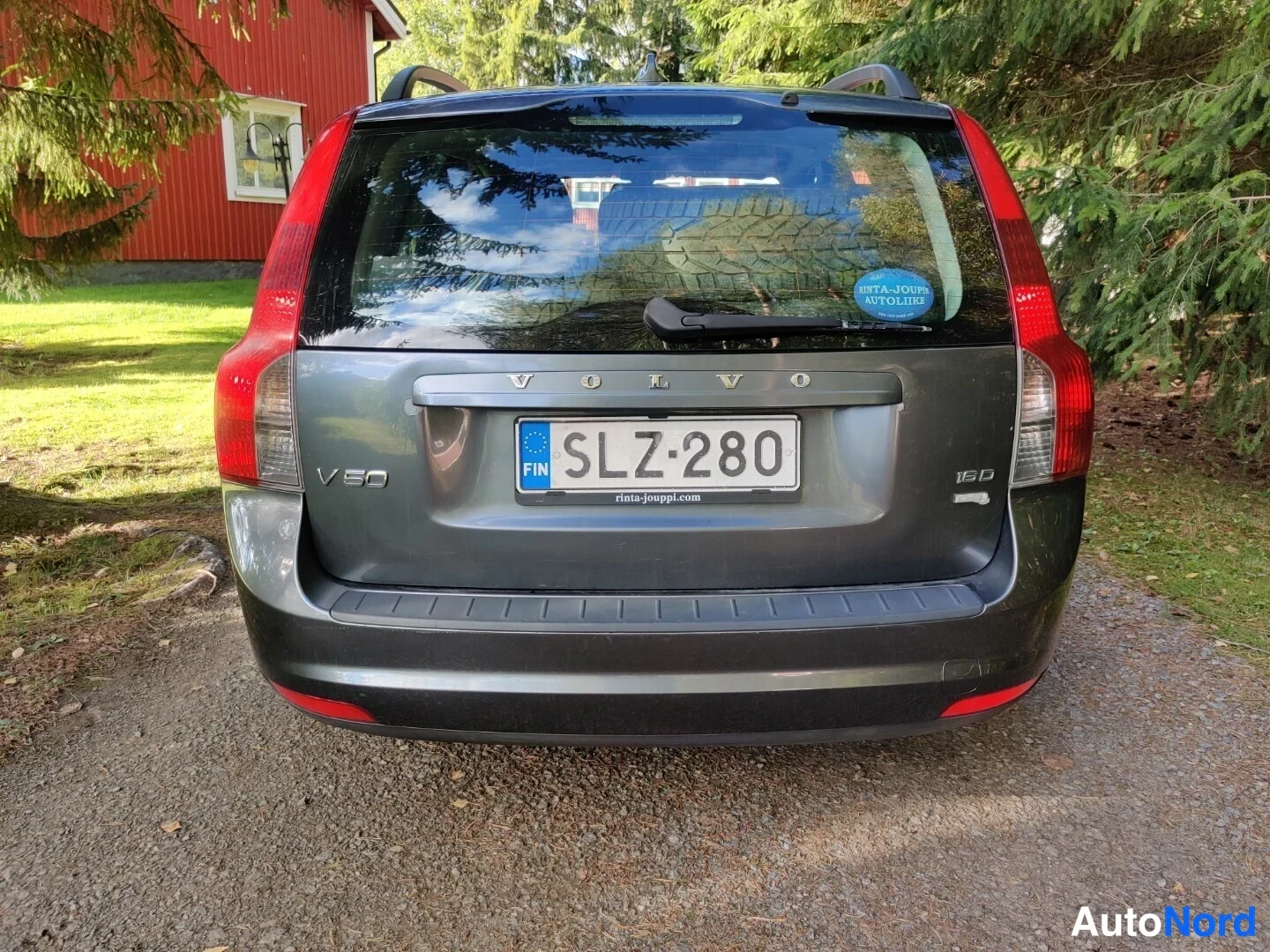Harmaa Volvo V50 2009, takaa, kuva 22