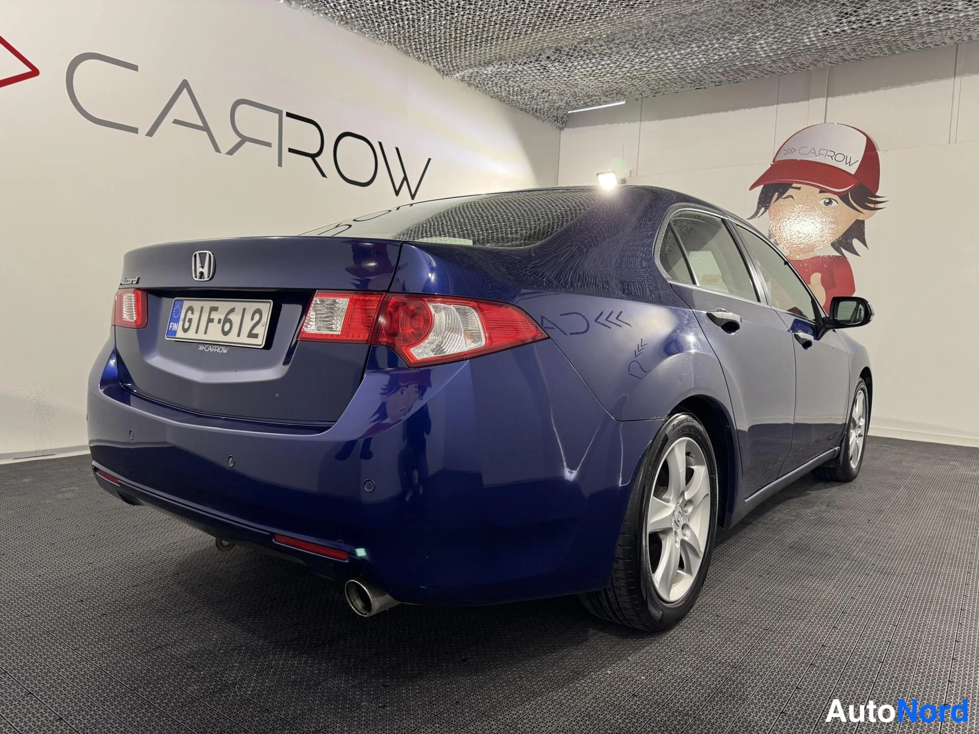 Sininen Honda Accord 2008, takaviisto, kuva 6