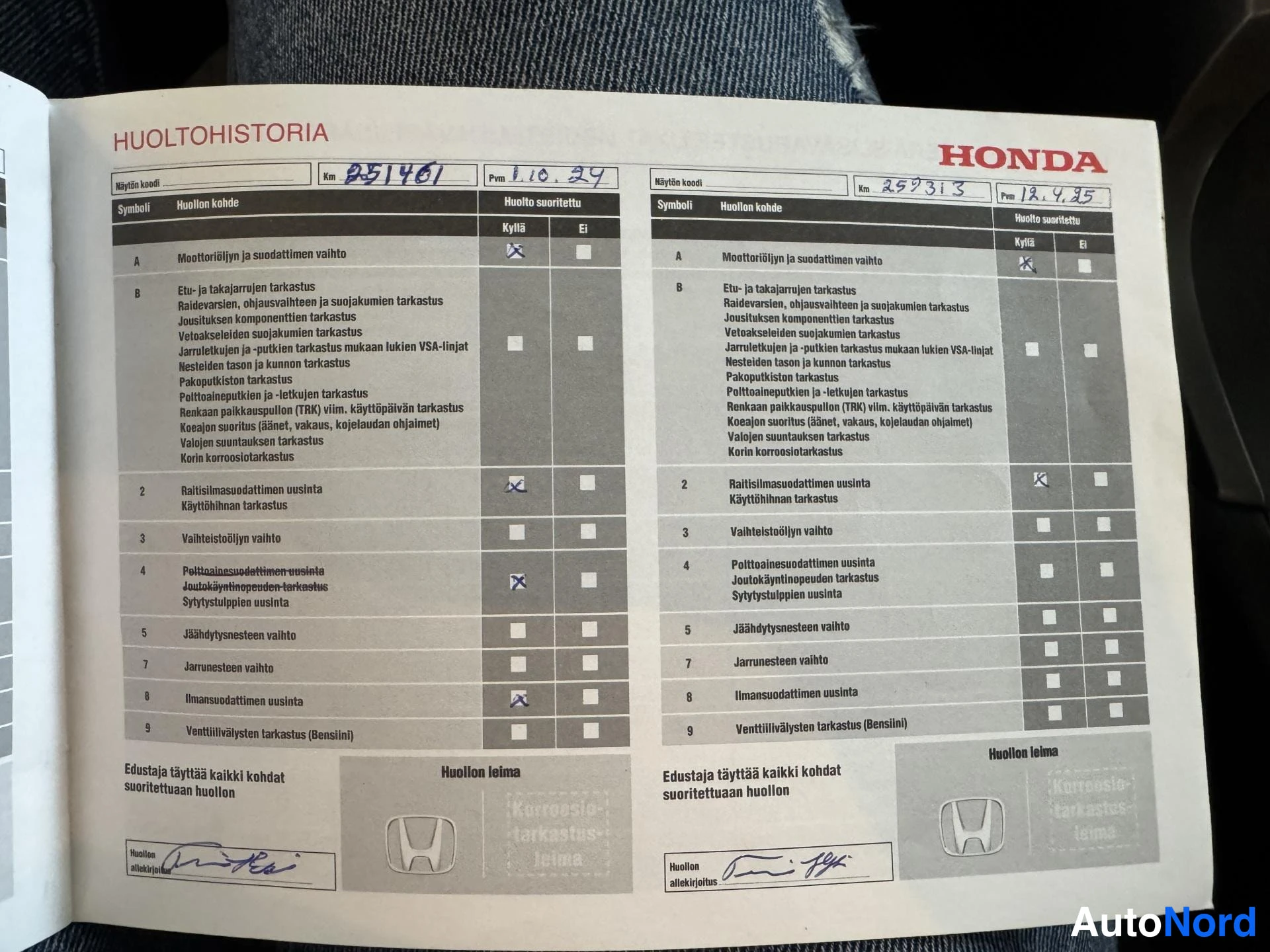 Sininen Honda Accord 2008, asiakirja, kuva 26