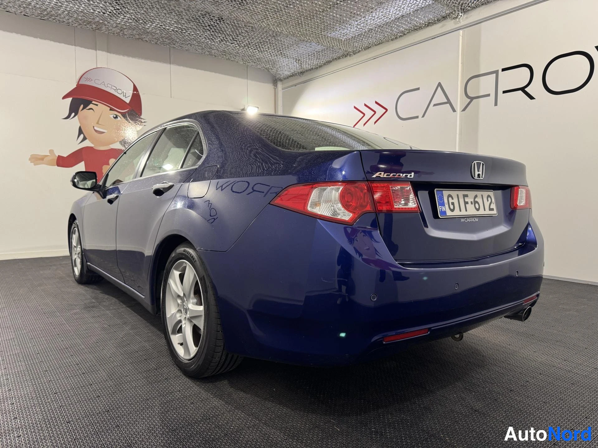 Sininen Honda Accord 2008, takaviisto, kuva 7