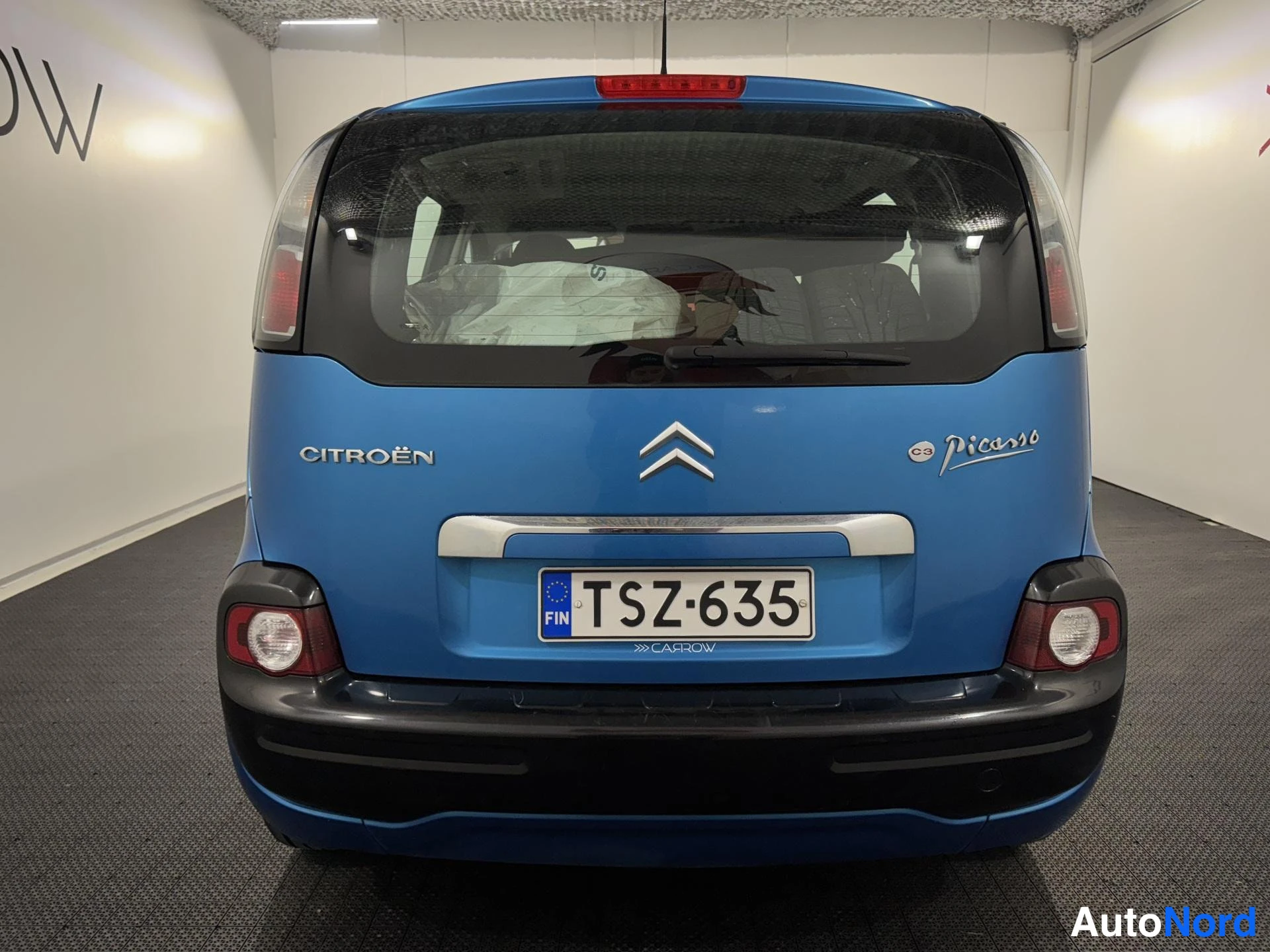 Sininen Citroen C3 Picasso 2010, takaa, kuva 8