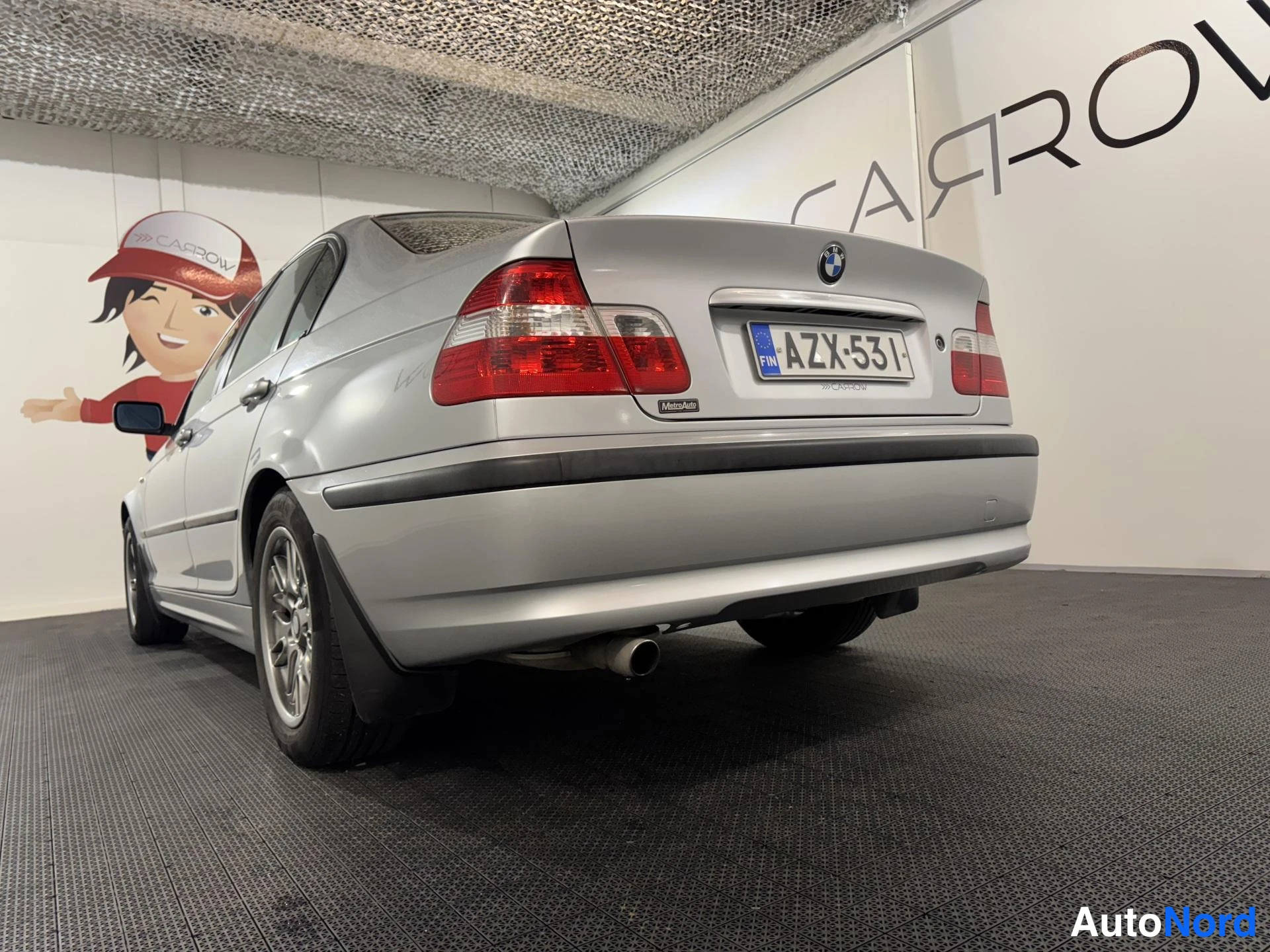 Harmaa BMW 318i 2003, takaviisto, kuva 7