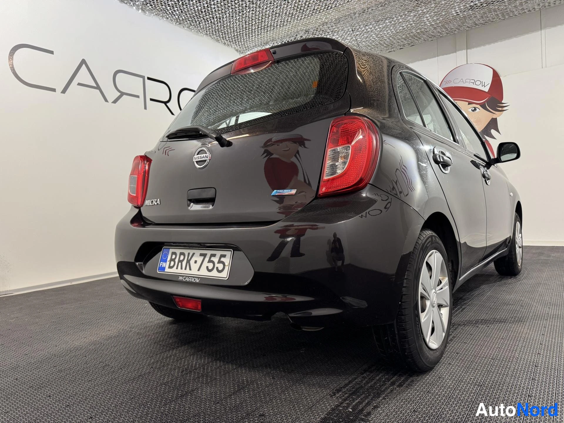 Violetti Nissan Micra 2013, takaviisto, kuva 6