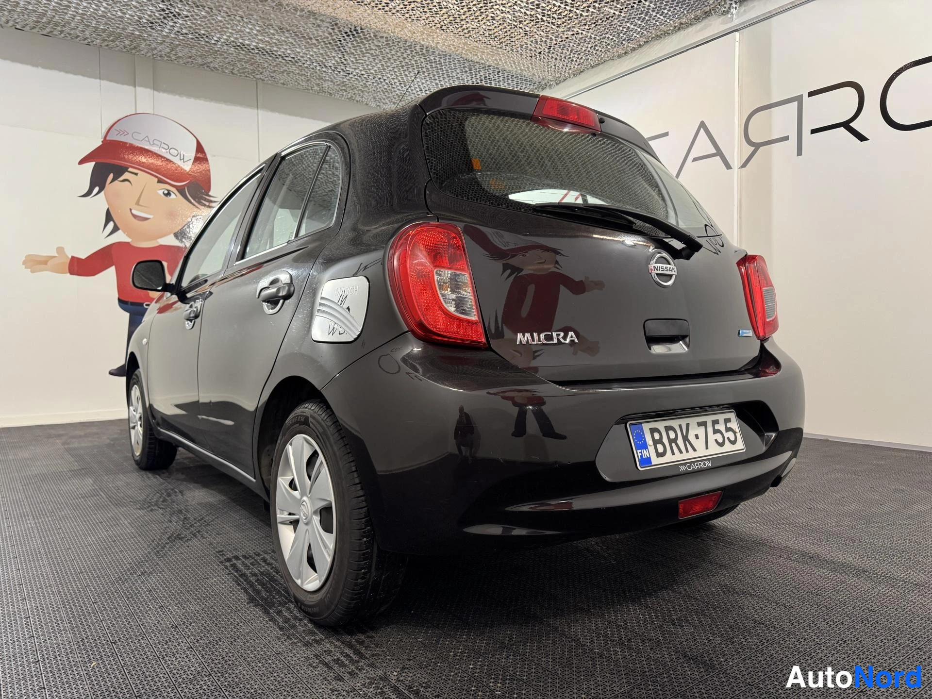 Violetti Nissan Micra 2013, takaviisto, kuva 7