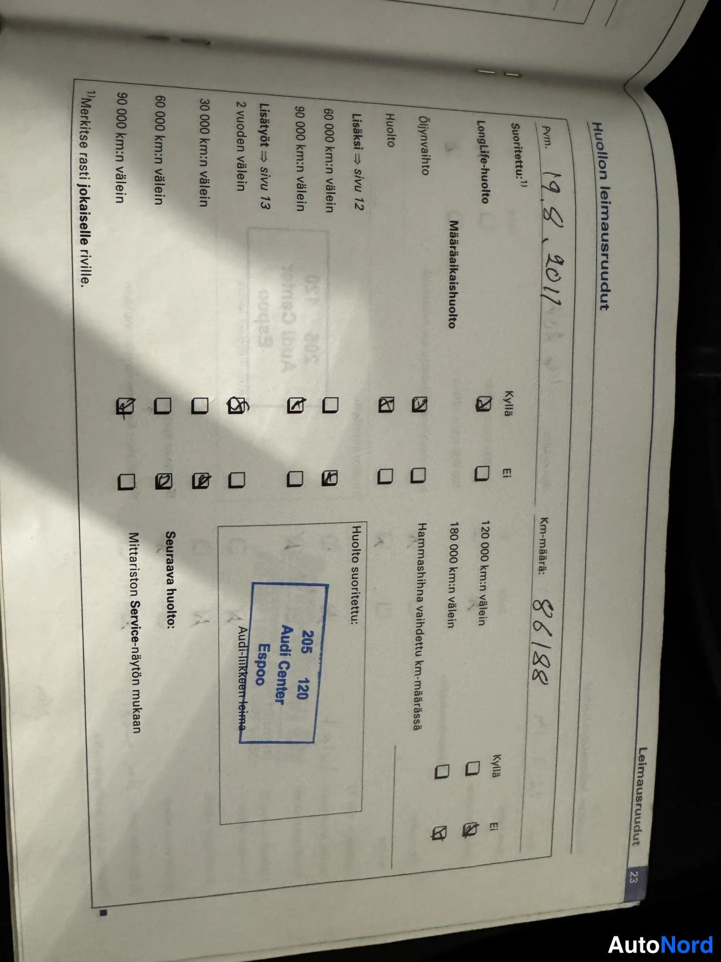 Keltainen Audi A4 2005, asiakirja, kuva 19