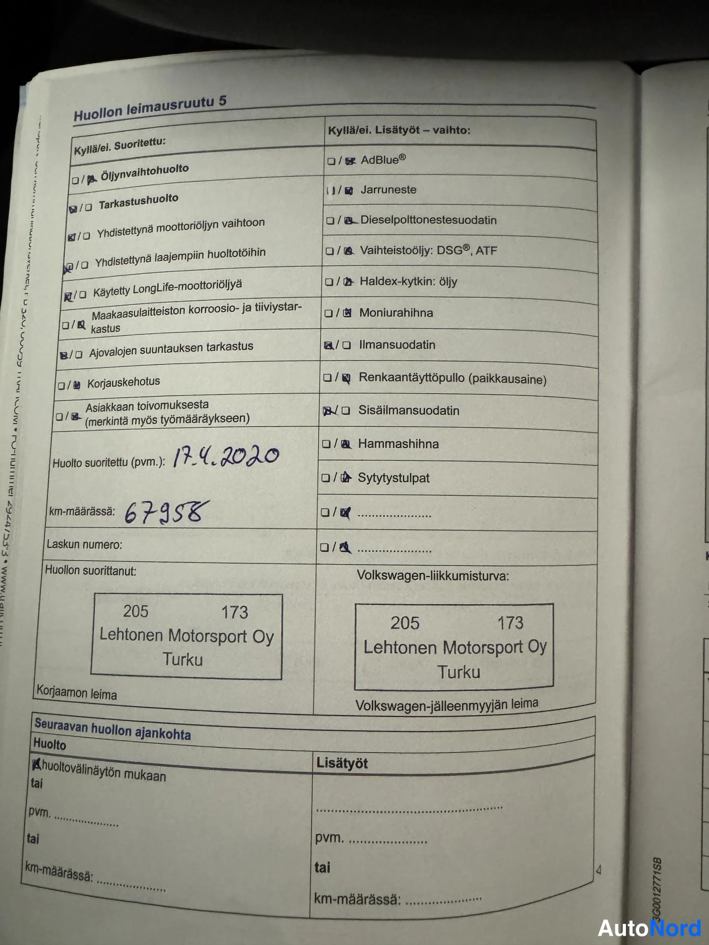 Punainen Volkswagen Polo 2015, asiakirja, kuva 19