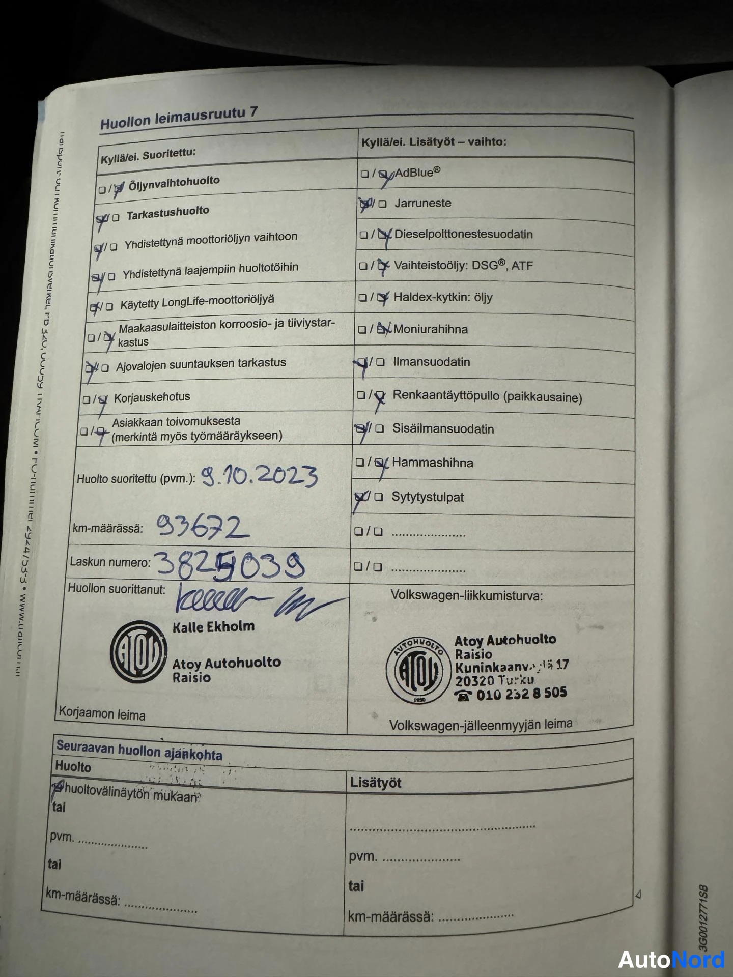 Punainen Volkswagen Polo 2015, asiakirja, kuva 21