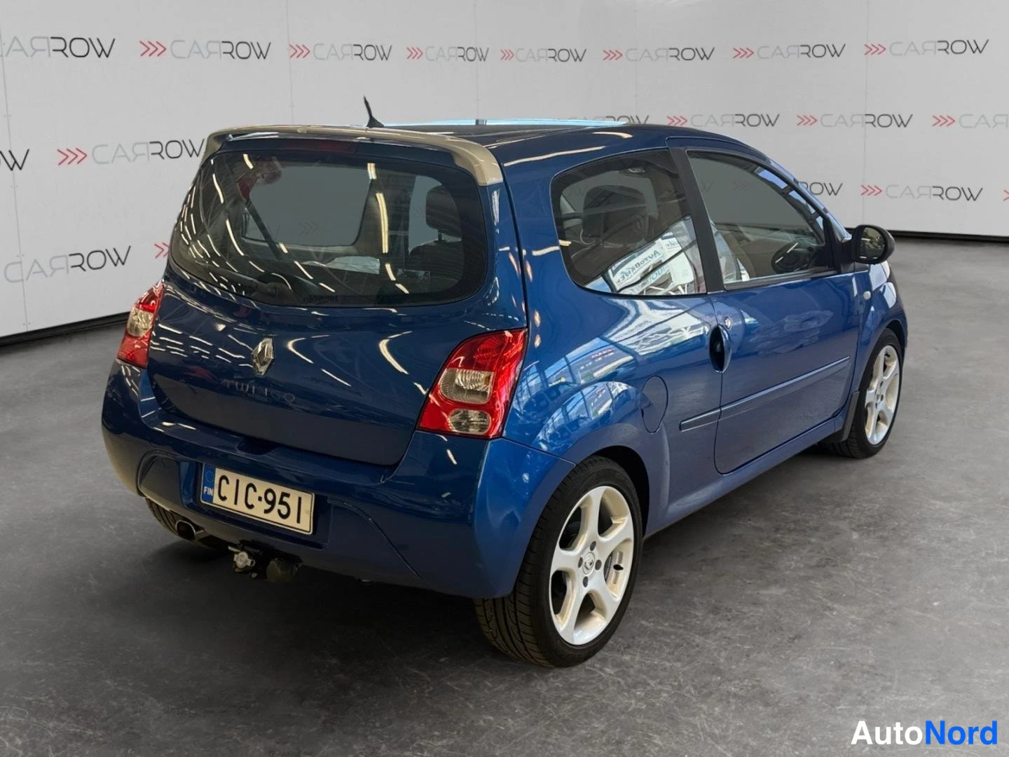 Sininen Renault Twingo 2008, takaviisto, kuva 7