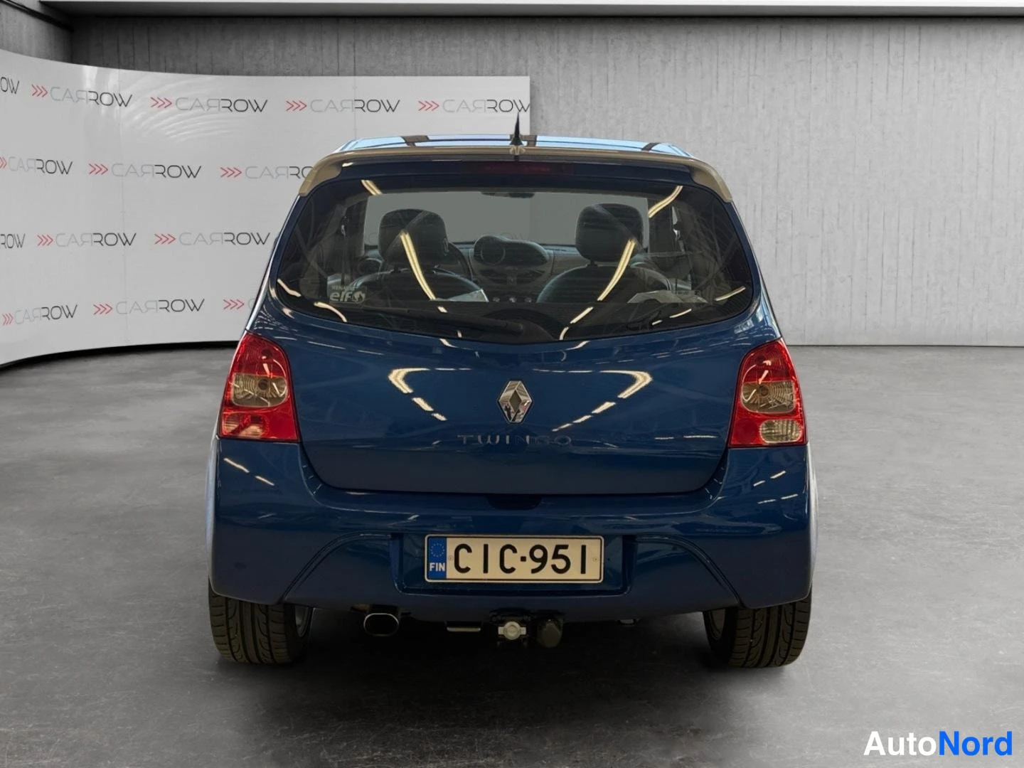 Sininen Renault Twingo 2008, takaa, kuva 8
