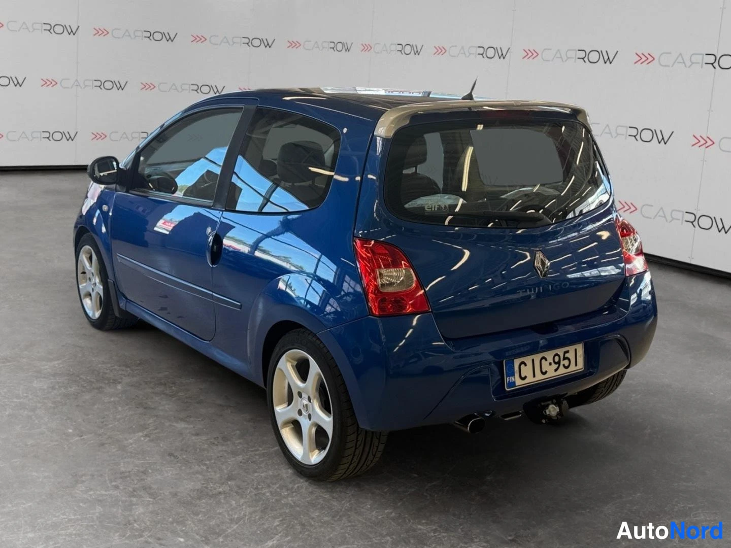Sininen Renault Twingo 2008, takaviisto, kuva 6