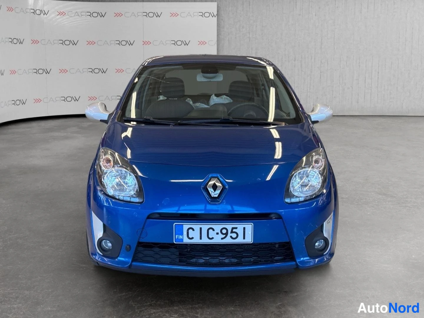 Sininen Renault Twingo 2008, edestä, kuva 4