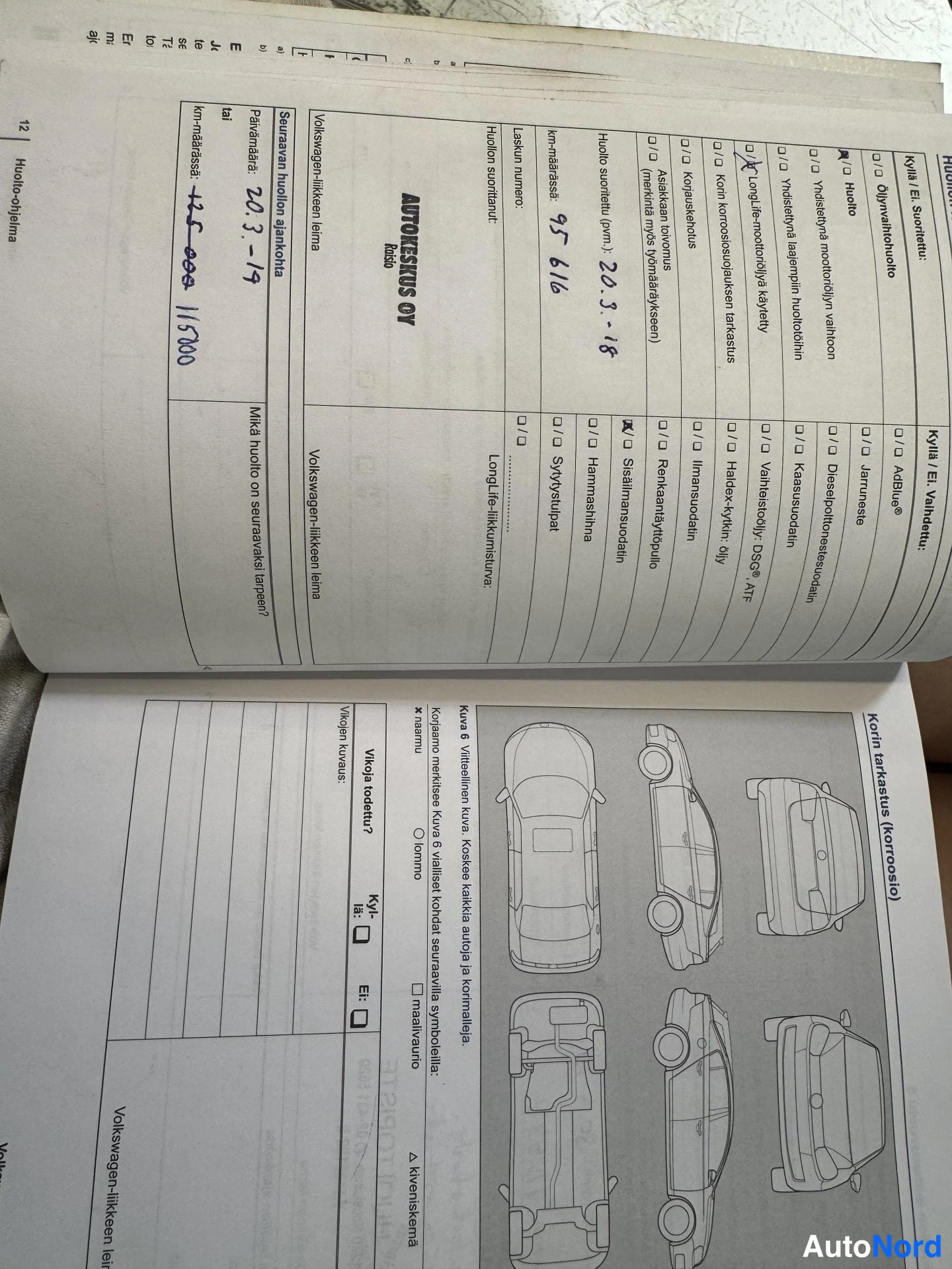 Harmaa Volkswagen Golf 2013, asiakirja, kuva 27