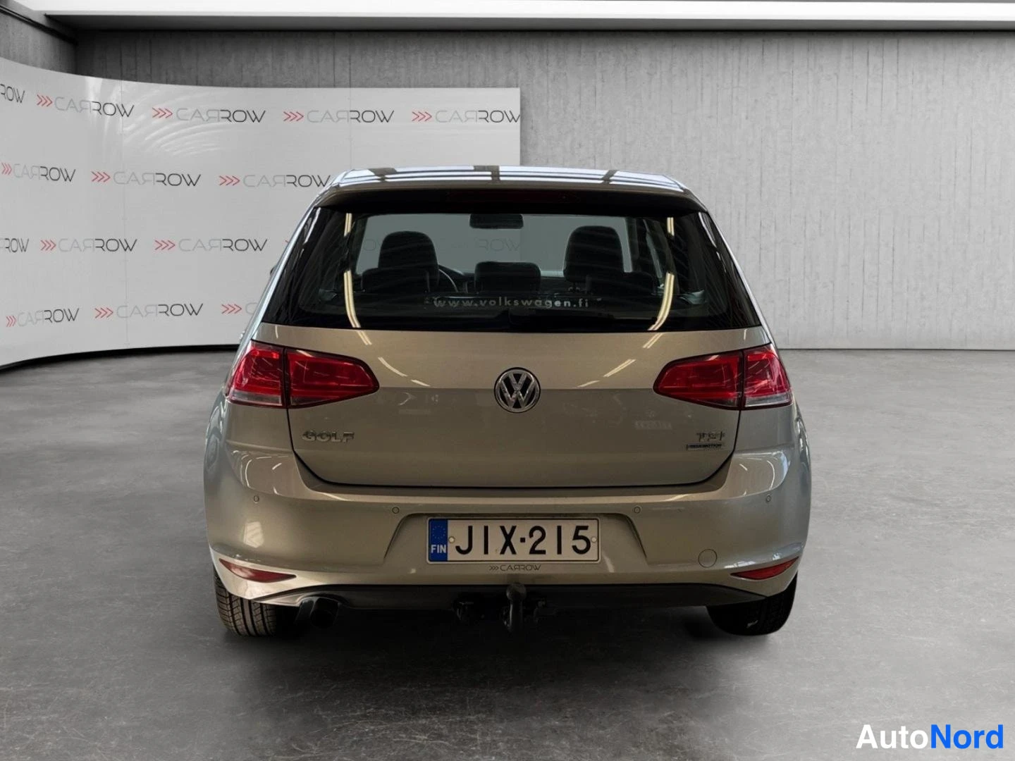 Harmaa Volkswagen Golf 2013, takaa, kuva 8