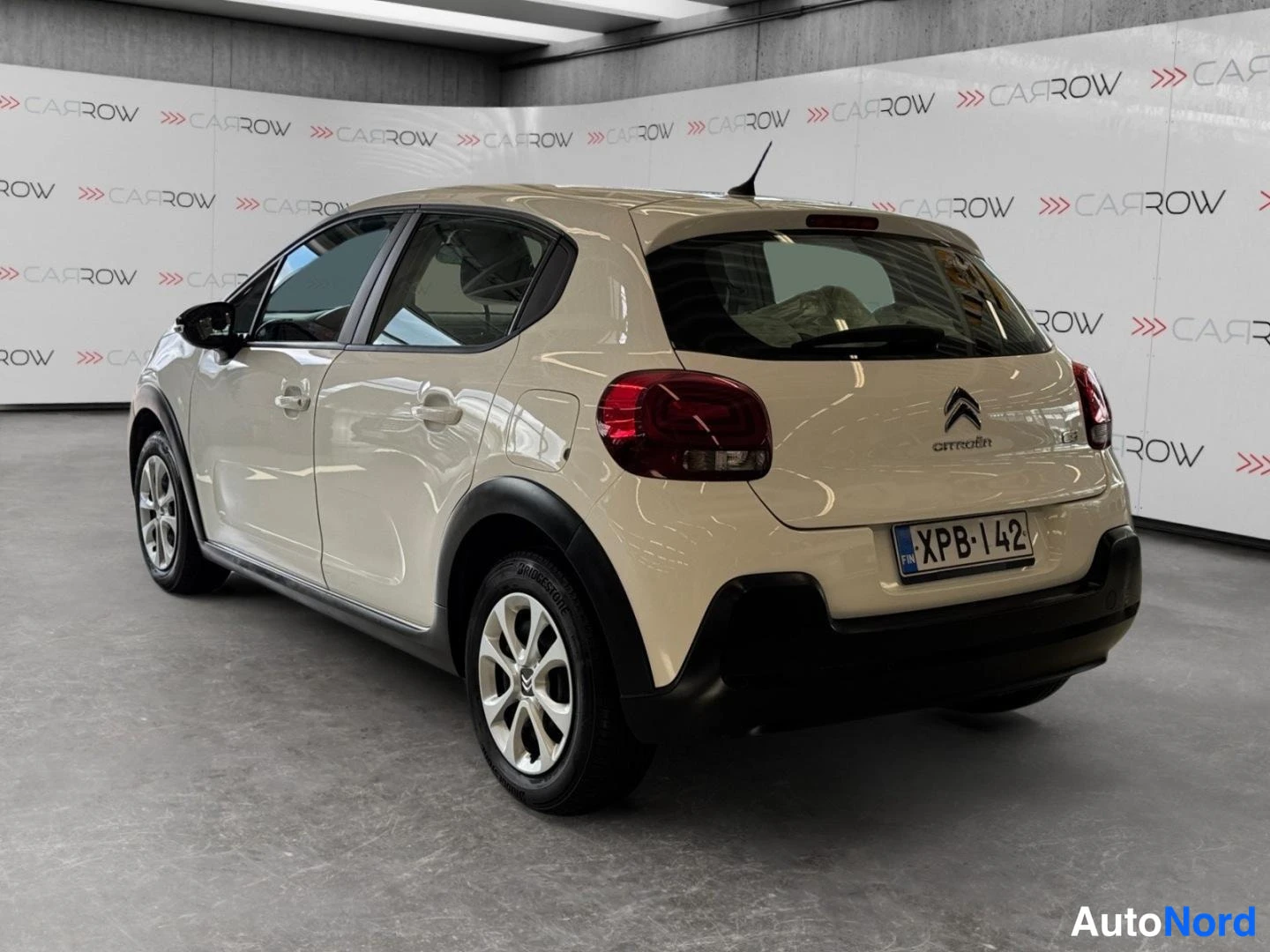Valkoinen Citroen C3 2020, takaviisto, kuva 7