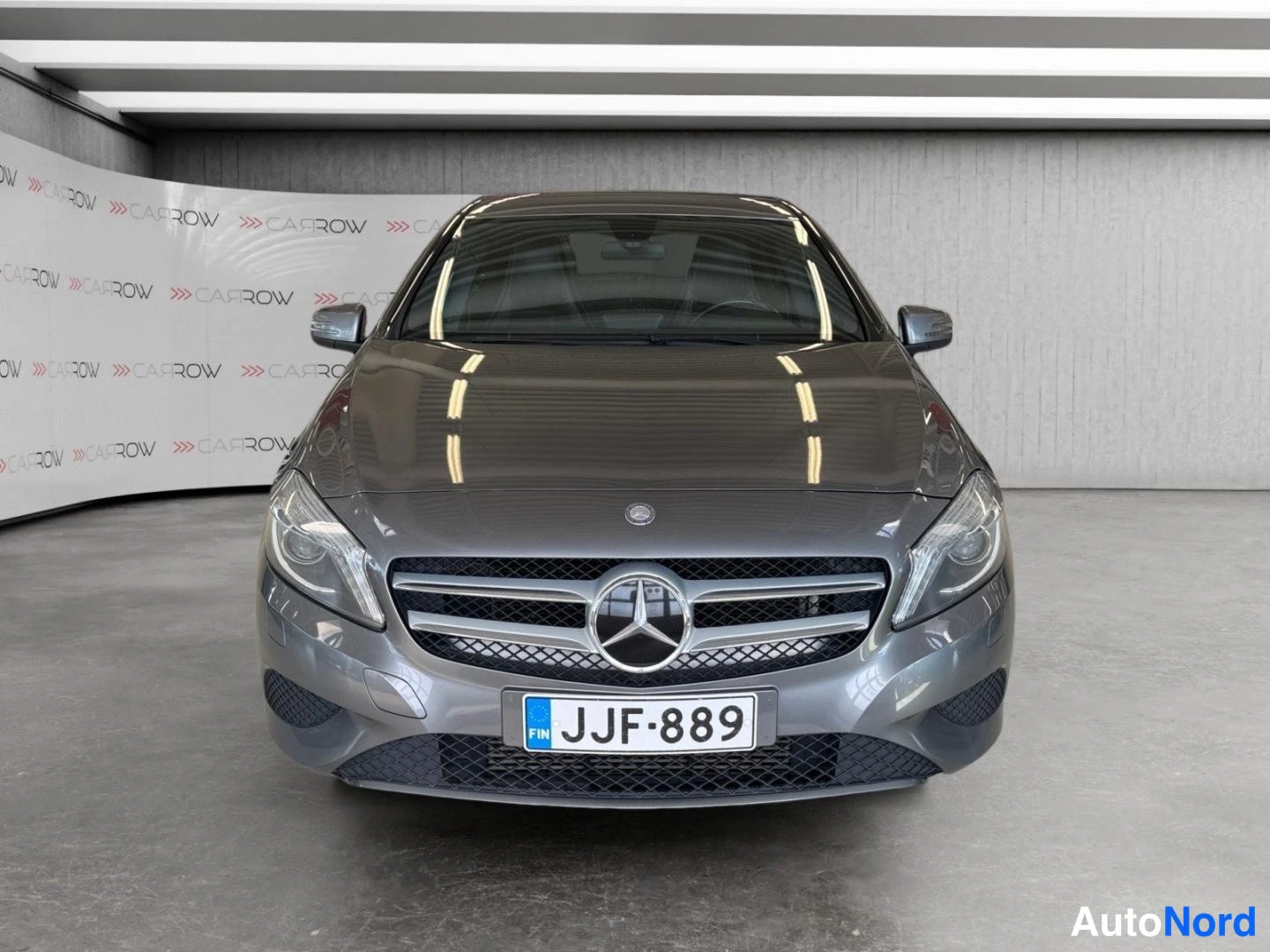 Grey Mercedes-Benz A 180 2014, front, photo 3