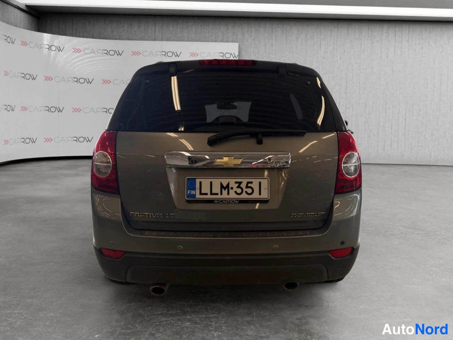 Harmaa Chevrolet Captiva 2010, takaa, kuva 8
