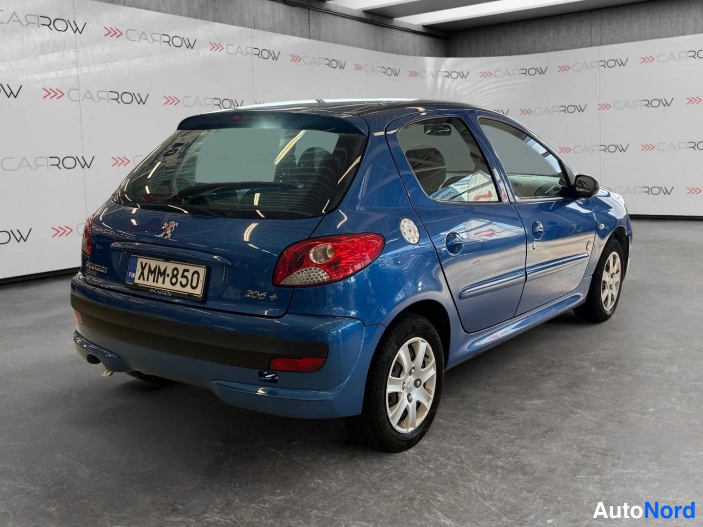 Sininen Peugeot 206+ 2012, takaviisto, kuva 7