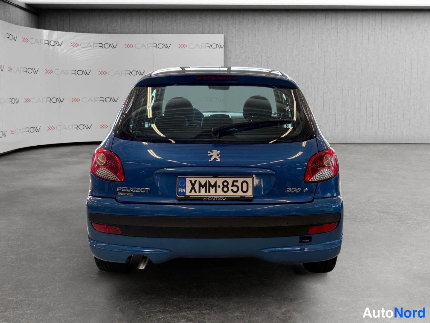 Sininen Peugeot 206+ 2012, takaa, kuva 8