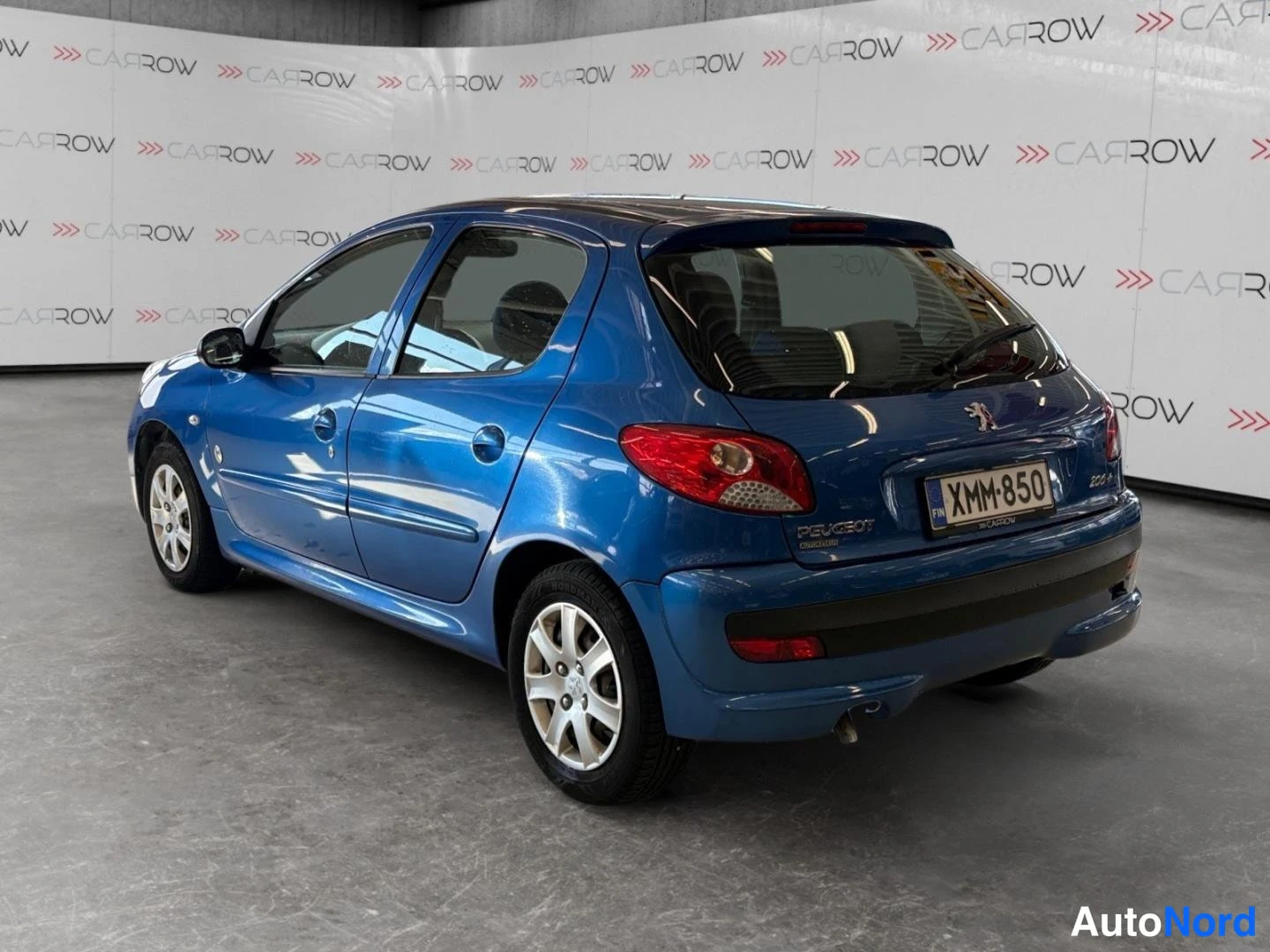 Sininen Peugeot 206+ 2012, takaviisto, kuva 6