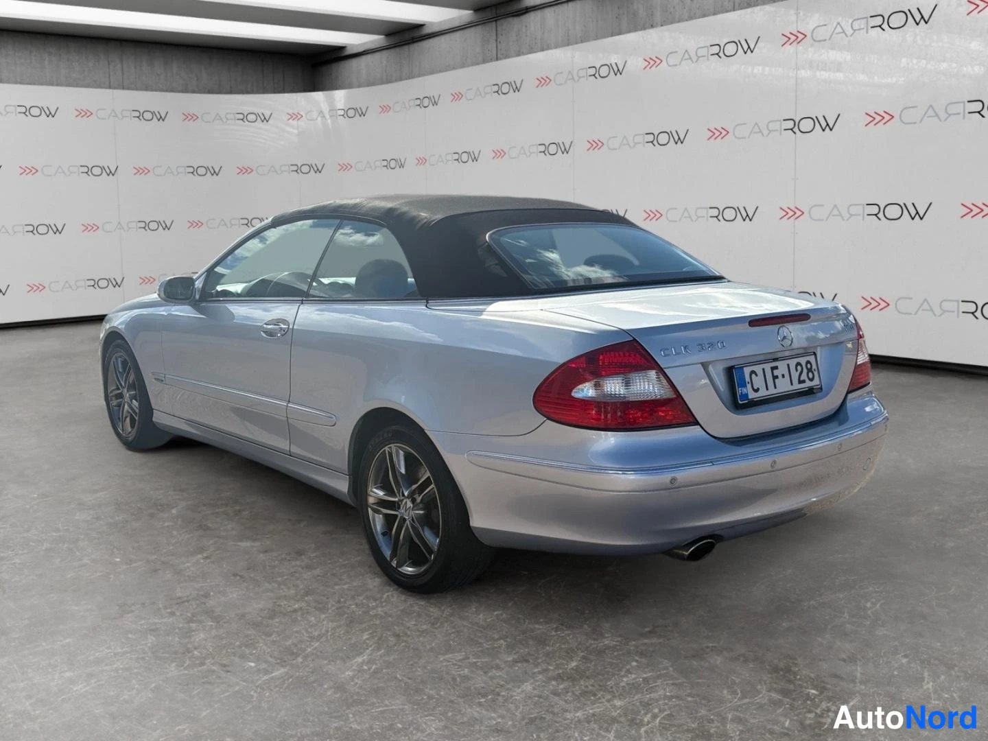 Silver Mercedes-Benz CLK 320 CDI 2006, rear three-quarter, photo 11