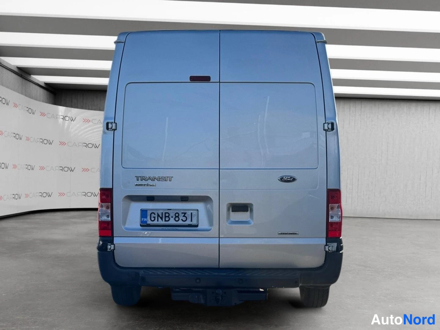 Harmaa Ford Transit 2012, takaa, kuva 8