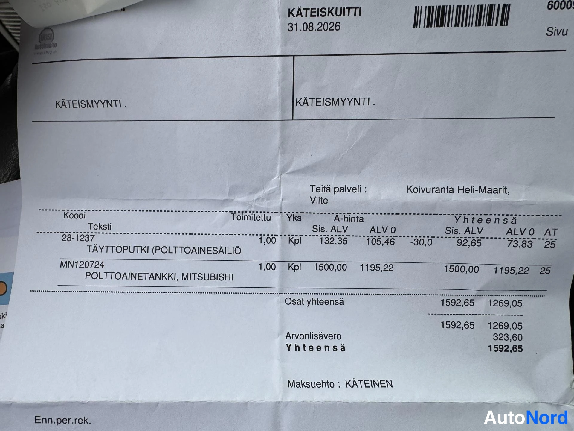 Punainen Mitsubishi Pajero Sport 2005, asiakirja, kuva 26