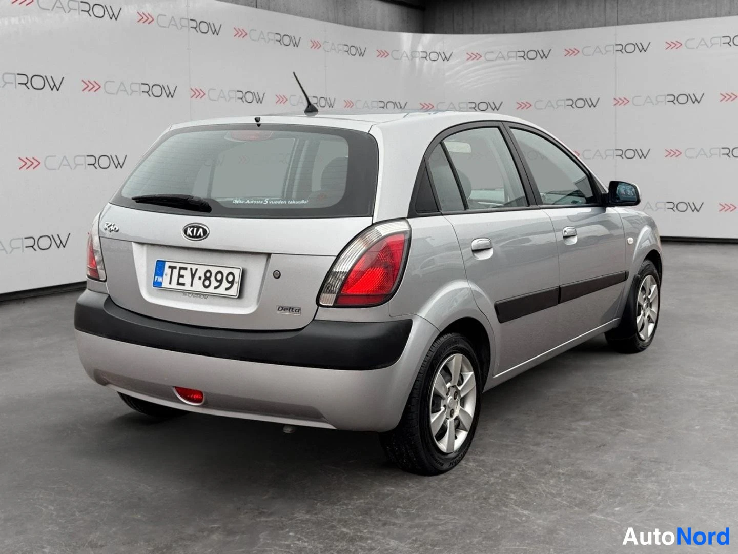 Harmaa Kia Rio 2007, takaviisto, kuva 5