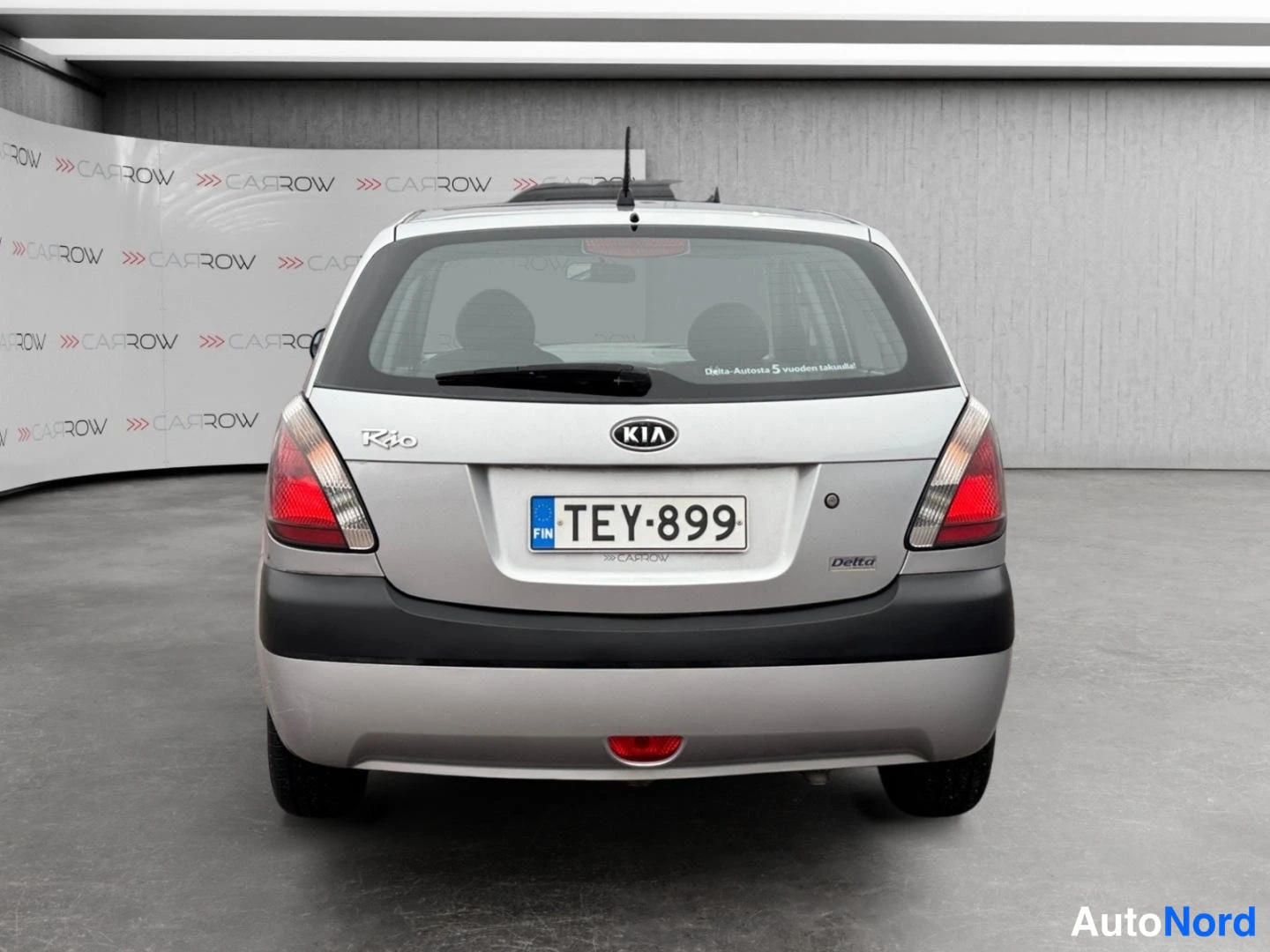 Harmaa Kia Rio 2007, takaa, kuva 7