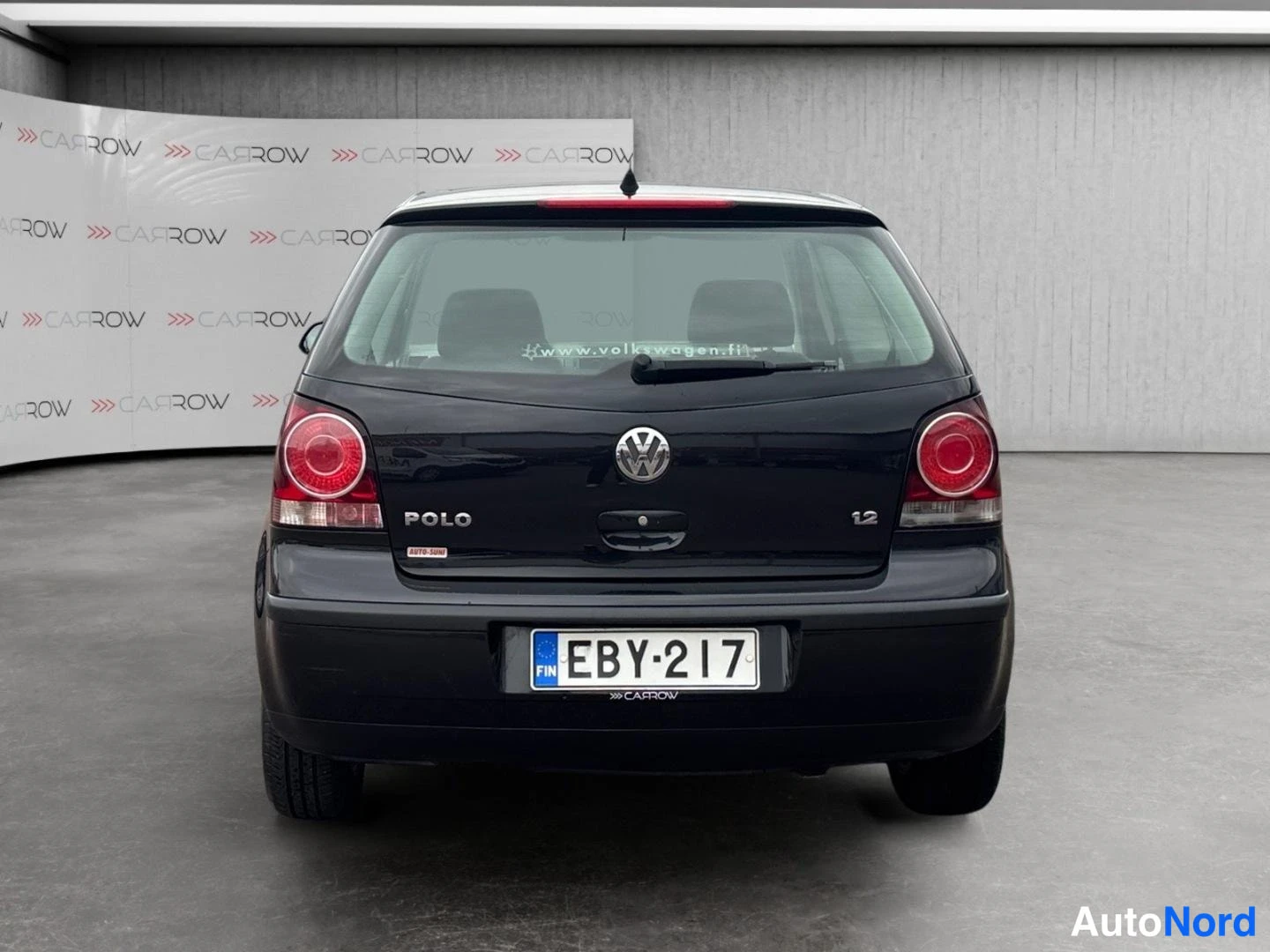 Musta Volkswagen Polo 2008, takaa, kuva 8