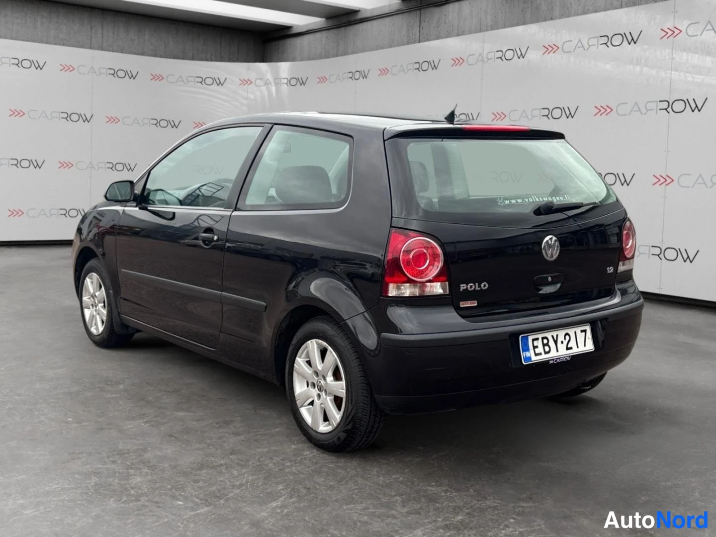 Musta Volkswagen Polo 2008, takaviisto, kuva 6