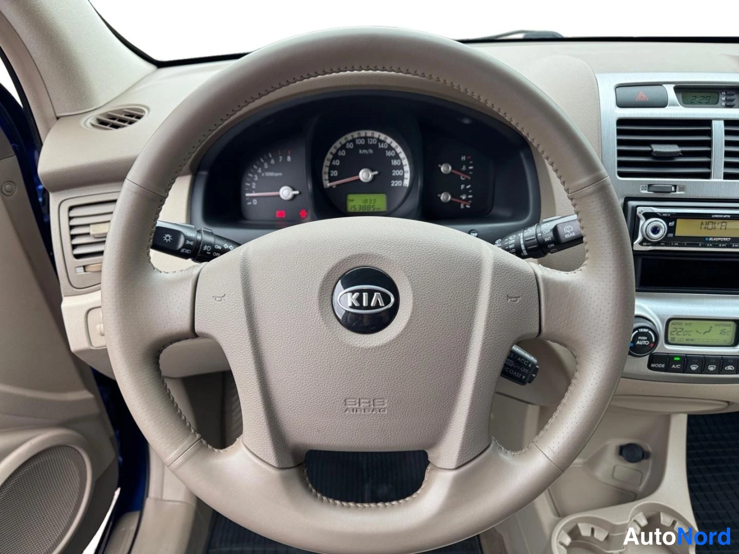 Sininen Kia Sportage 2006, yksityiskohta, kuva 14