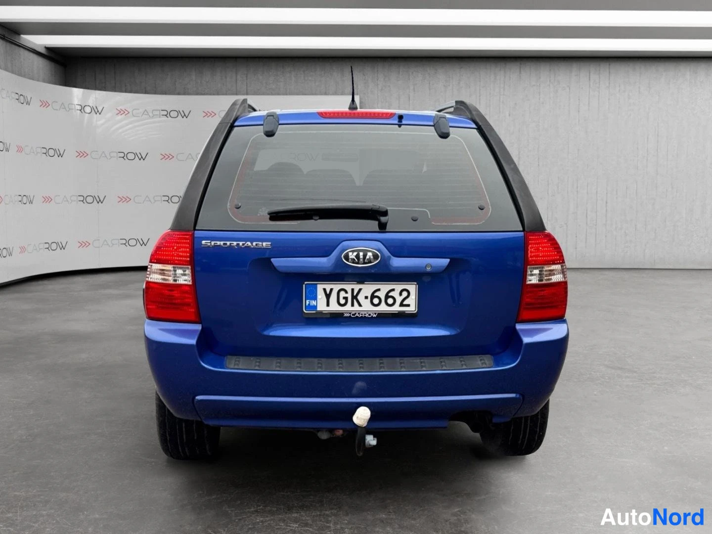Sininen Kia Sportage 2006, takaa, kuva 8
