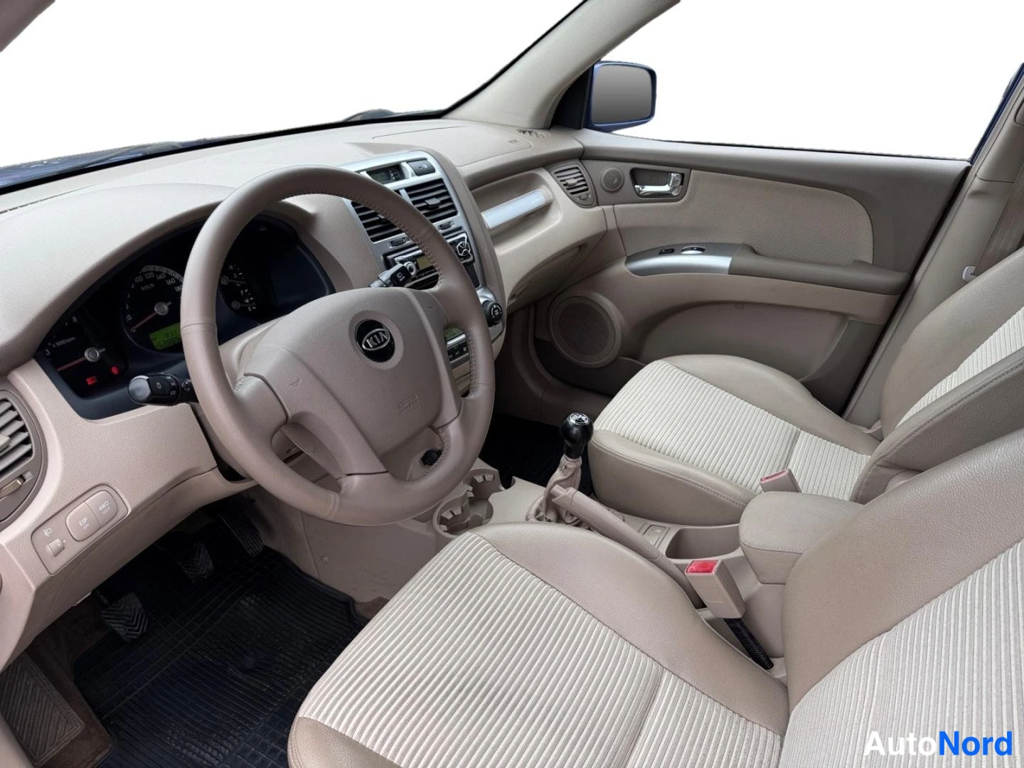 Sininen Kia Sportage 2006, ohjaamo, kuva 9