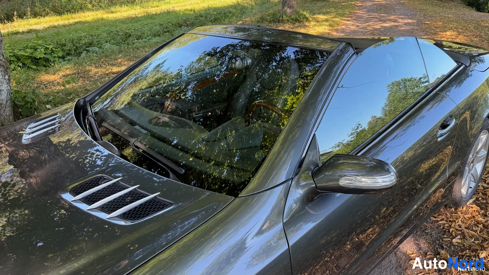Harmaa Mercedes-Benz SL 500 2004, yksityiskohta, kuva 34