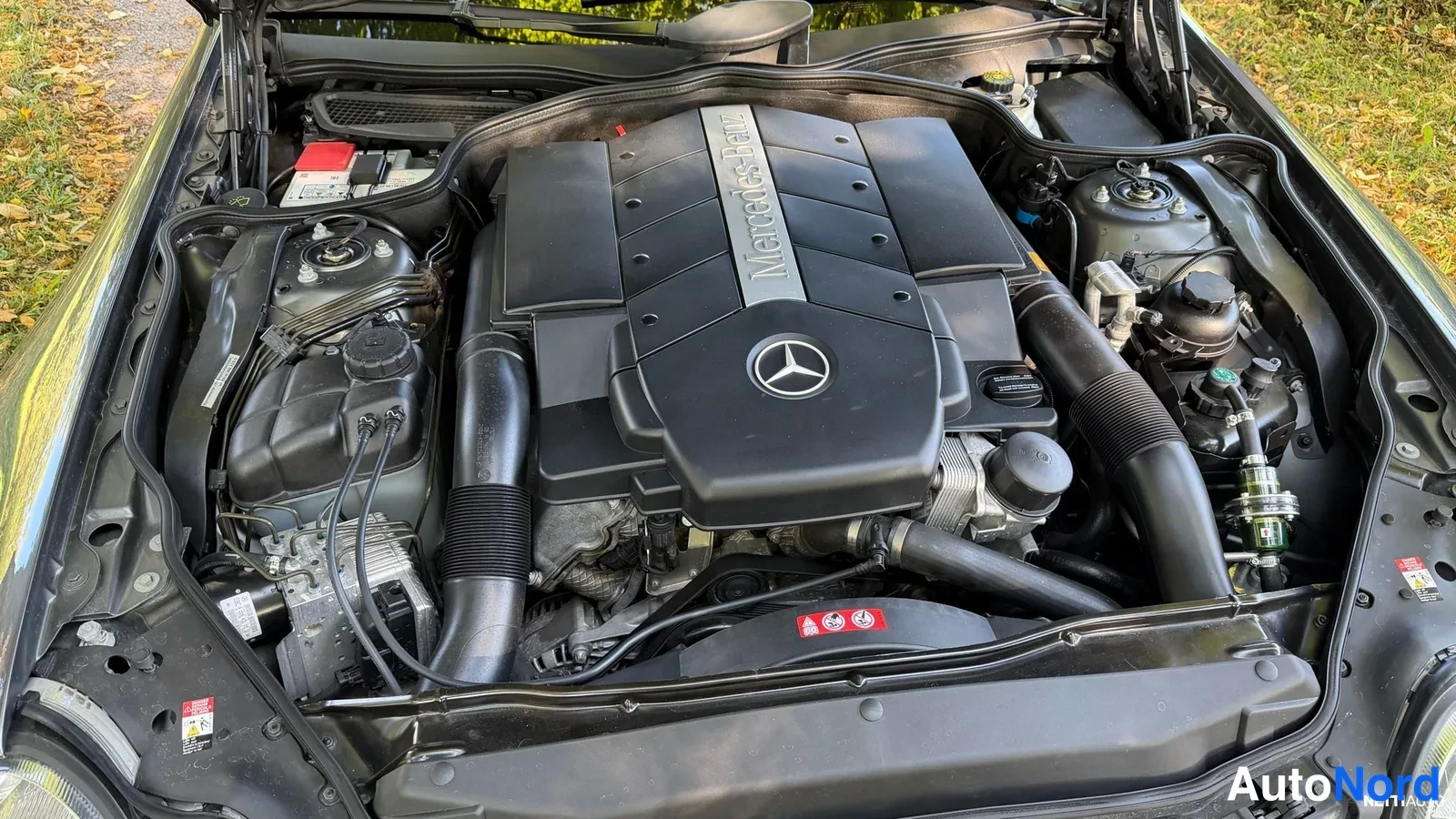 Harmaa Mercedes-Benz SL 500 2004, moottoritila, kuva 25