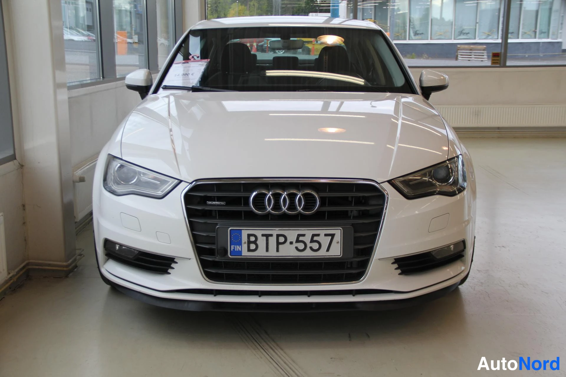 White Audi A3 2016, front, photo 3
