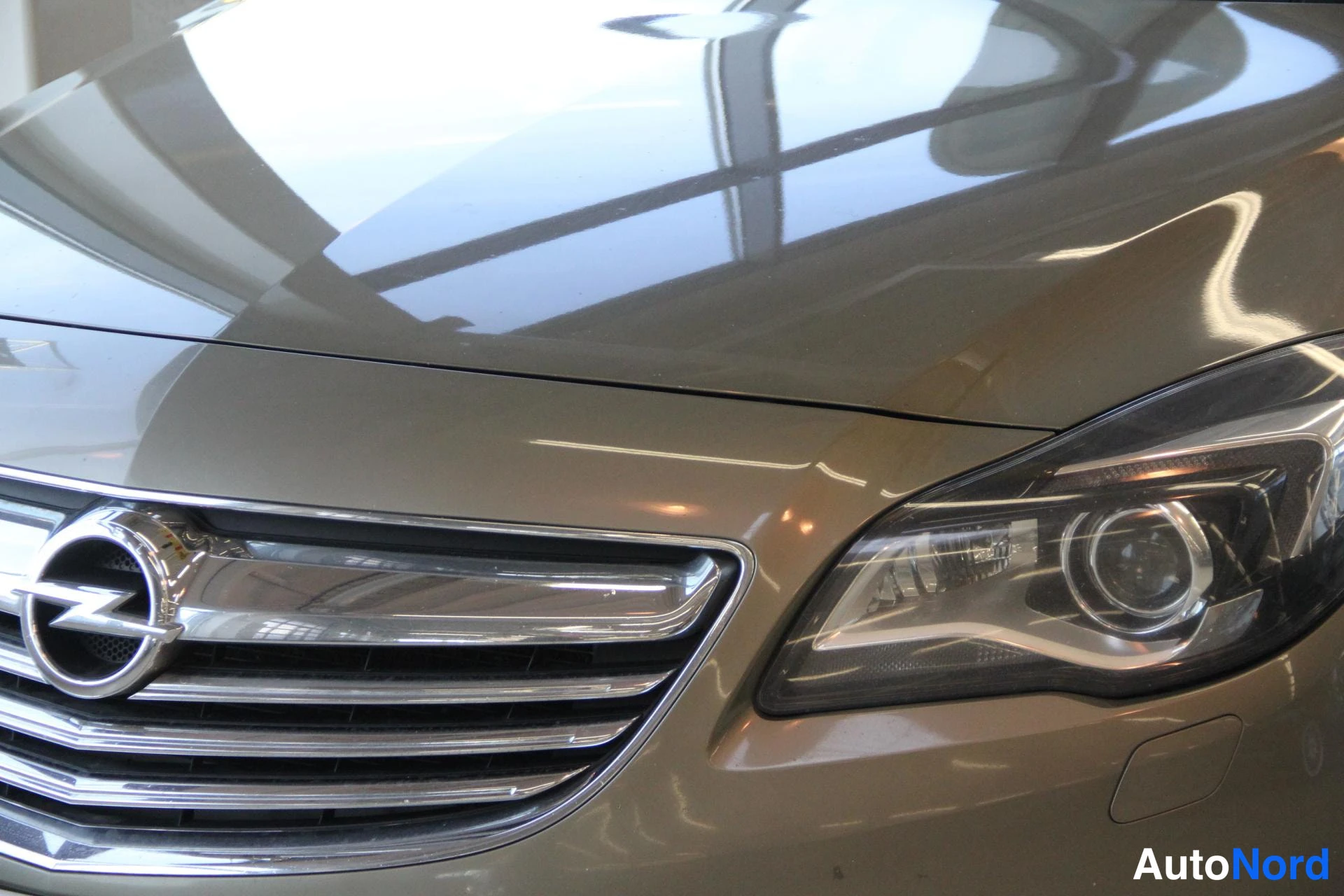 Grön Opel Insignia 2014, detalj, bild 12