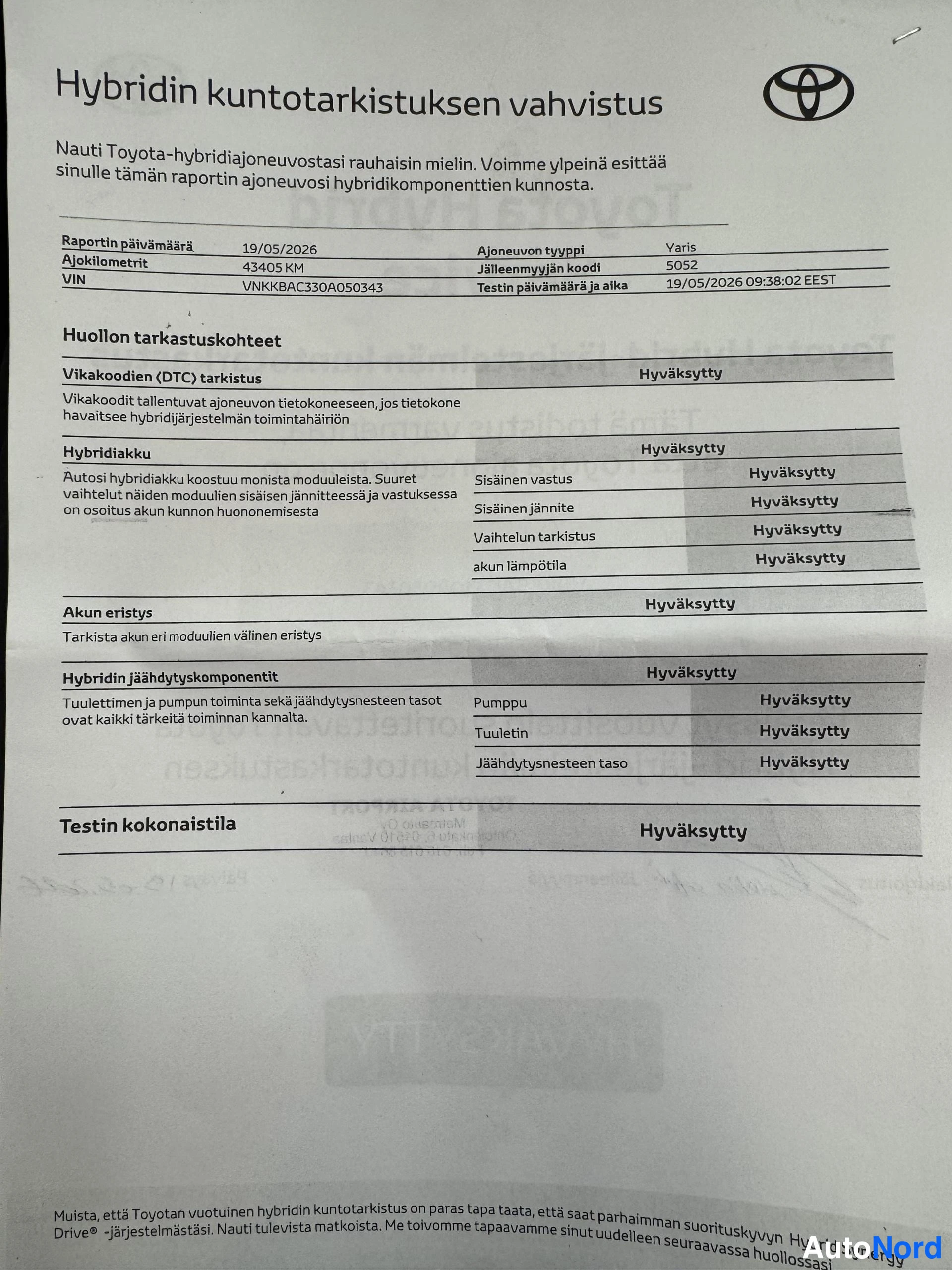 Vit Toyota Yaris 2020, dokument, bild 19