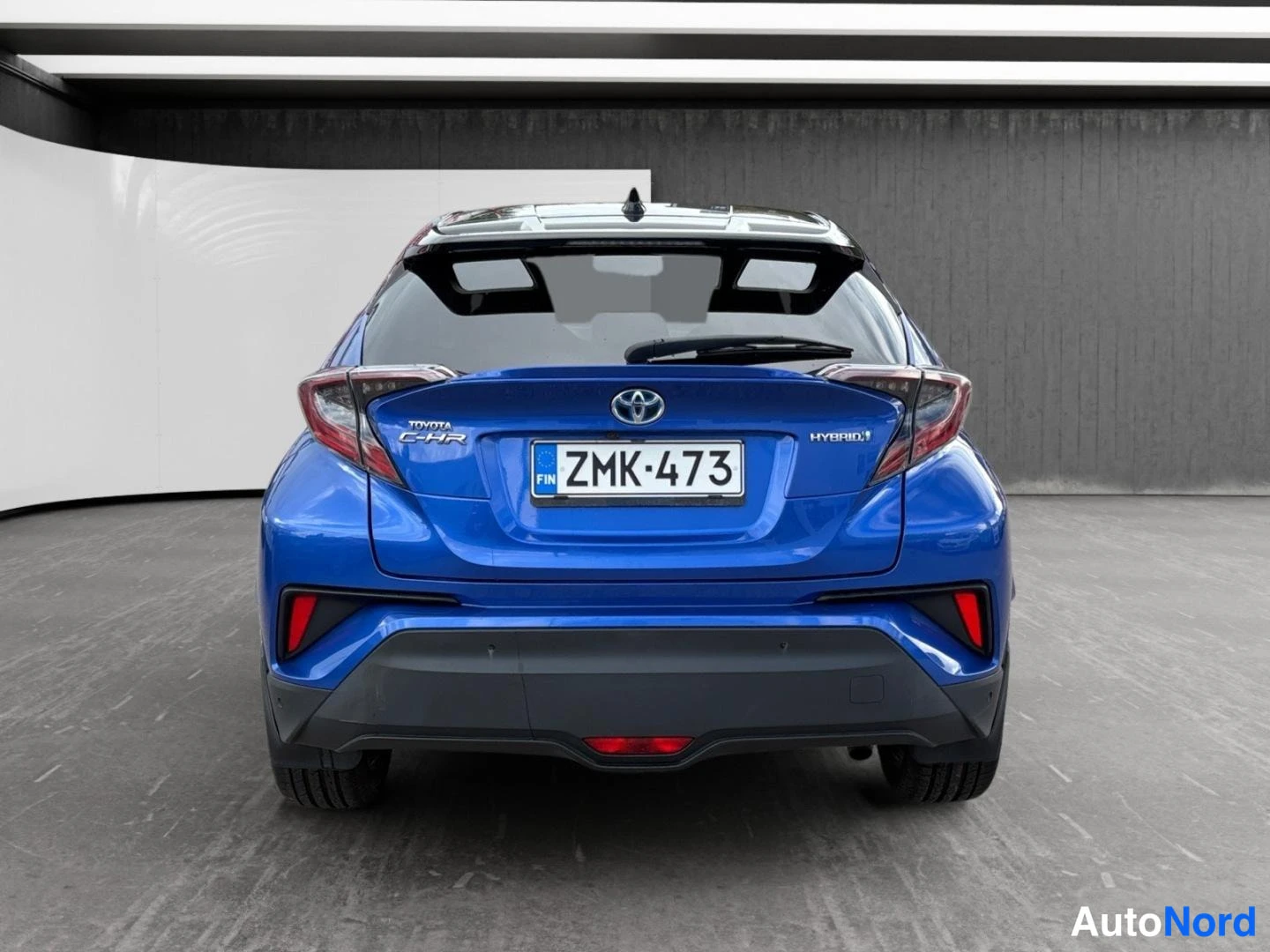 Sininen Toyota C-HR 2018, takaa, kuva 8
