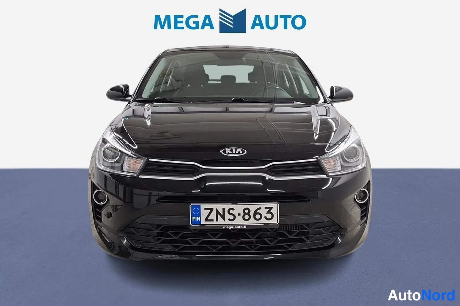 Musta Kia Rio 2021, edestä, kuva 2