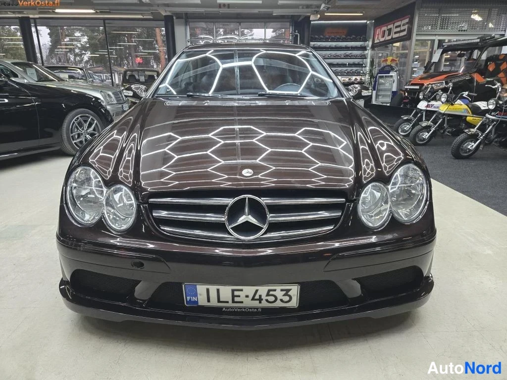 Black Mercedes-Benz CLK 270 CDI 2005, front, photo 6