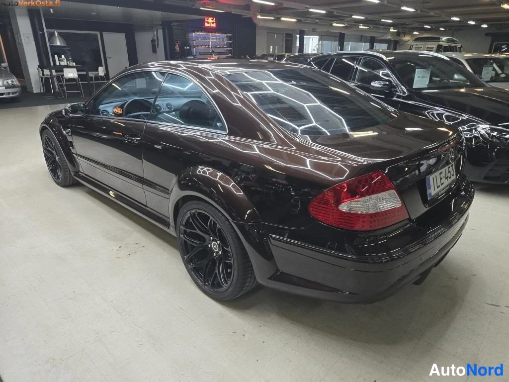 Black Mercedes-Benz CLK 270 CDI 2005, rear three-quarter, photo 7